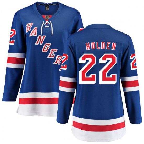 Fanatics Branded Nick Holden New York Rangers Women's Home Breakaway Jersey - Blue