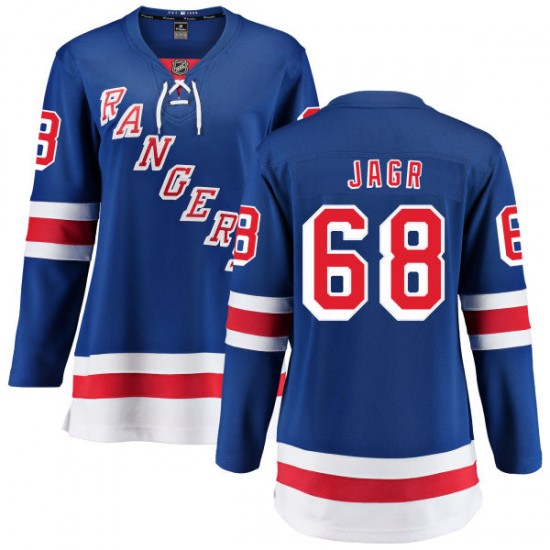 Fanatics Branded Jaromir Jagr New York Rangers Women's Home Breakaway Jersey - Blue