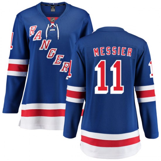 Fanatics Branded Mark Messier New York Rangers Women's Home Breakaway Jersey - Blue
