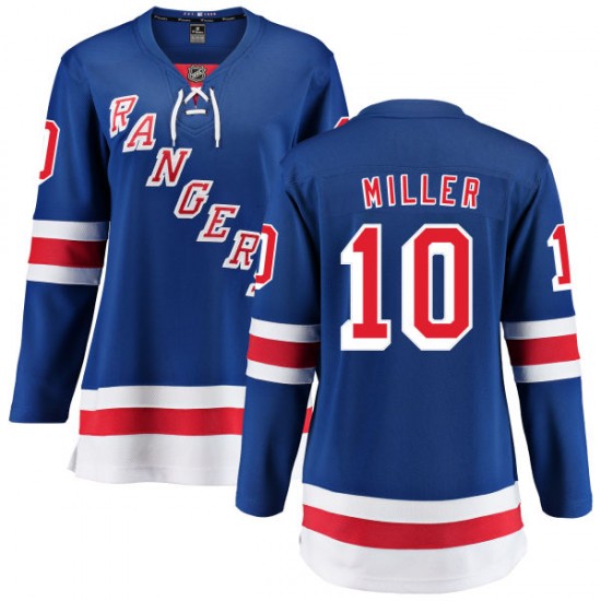 Fanatics Branded J.T. Miller New York Rangers Women's Home Breakaway Jersey - Blue