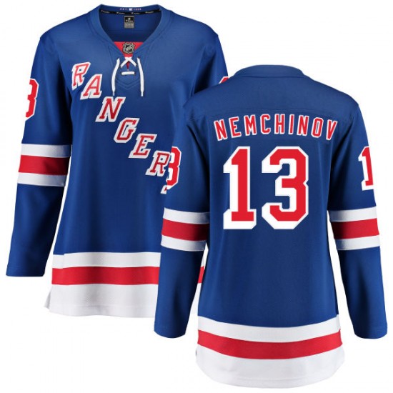 Fanatics Branded Sergei Nemchinov New York Rangers Women's Home Breakaway Jersey - Blue