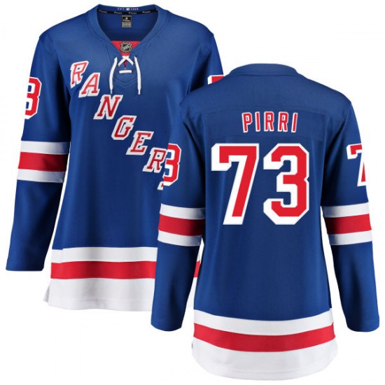 Fanatics Branded Brandon Pirri New York Rangers Women's Home Breakaway Jersey - Blue