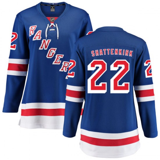 Fanatics Branded Kevin Shattenkirk New York Rangers Women's Home Breakaway Jersey - Blue