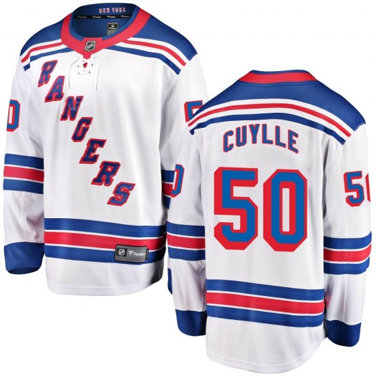 Fanatics Branded Will Cuylle New York Rangers Men's Breakaway Away Jersey - White