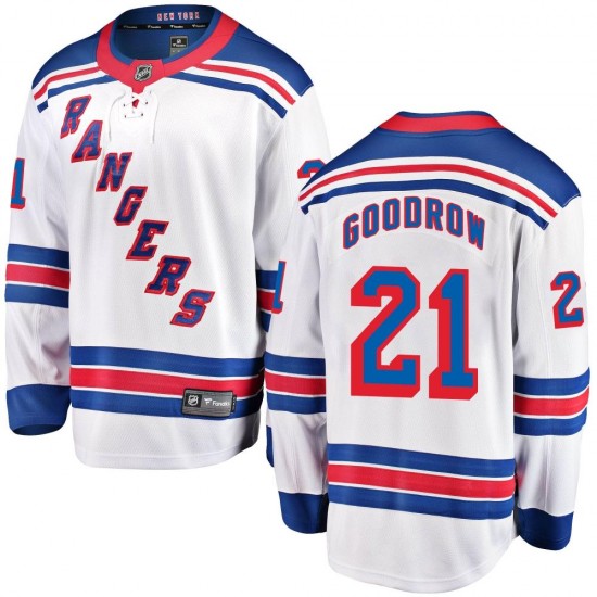 Fanatics Branded Barclay Goodrow New York Rangers Men's Breakaway Away Jersey - White