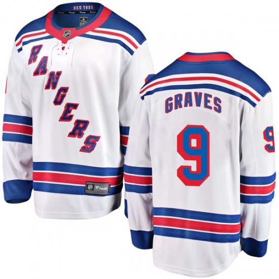 Fanatics Branded Adam Graves New York Rangers Men's Breakaway Away Jersey - White