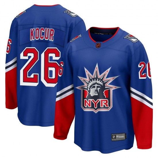 Fanatics Branded Joe Kocur New York Rangers Men's Breakaway Special Edition 2.0 Jersey - Royal