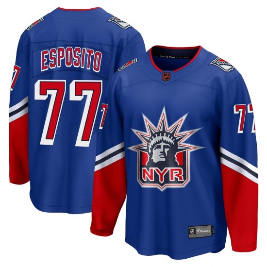 Fanatics Branded Phil Esposito New York Rangers Youth Breakaway Special Edition 2.0 Jersey - Royal