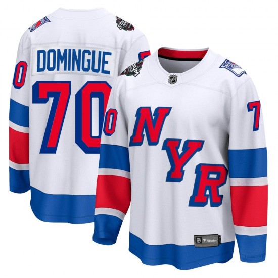 Fanatics Branded Louis Domingue New York Rangers Men's Breakaway 2024 Stadium Series Jersey - White