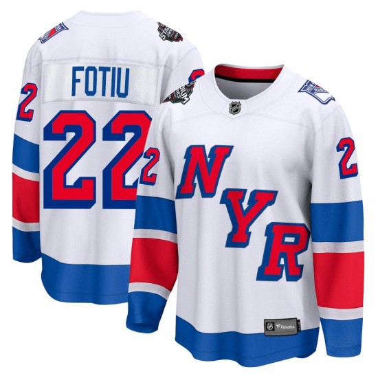 Fanatics Branded Nick Fotiu New York Rangers Men's Breakaway 2024 Stadium Series Jersey - White