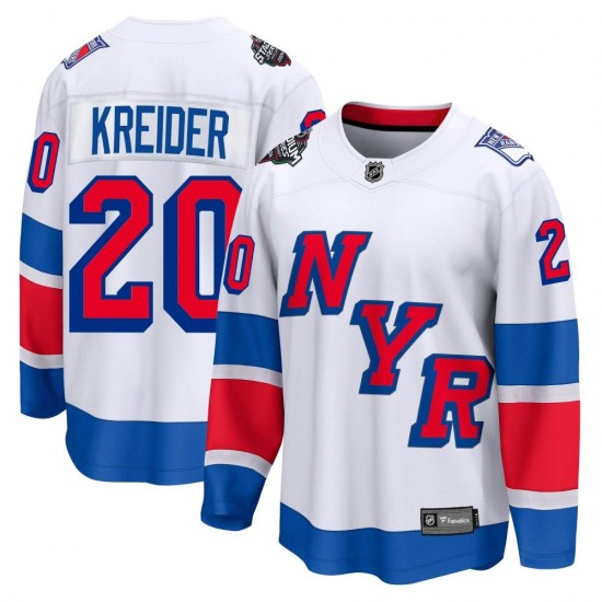 Fanatics Branded Chris Kreider New York Rangers Men's Breakaway 2024 Stadium Series Jersey - White