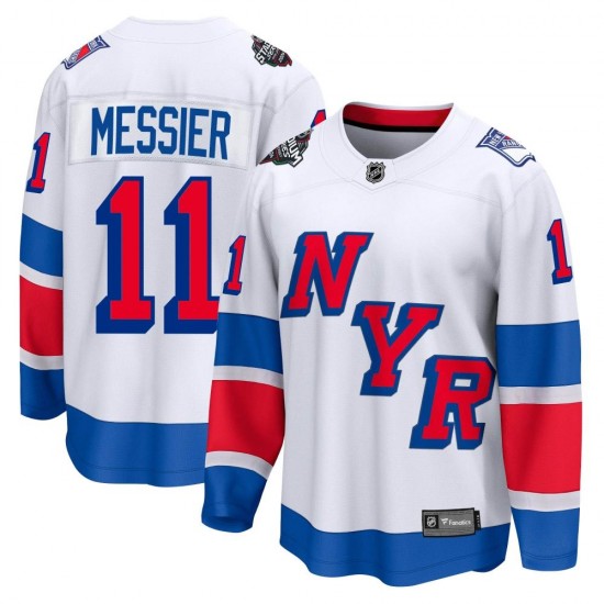 Fanatics Branded Mark Messier New York Rangers Men's Breakaway 2024 Stadium Series Jersey - White