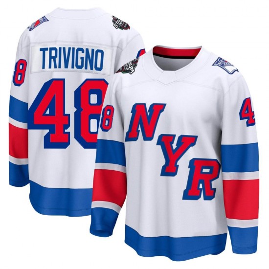 Fanatics Branded Bobby Trivigno New York Rangers Men's Breakaway 2024 Stadium Series Jersey - White