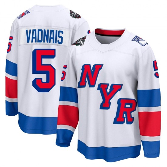 Fanatics Branded Carol Vadnais New York Rangers Men's Breakaway 2024 Stadium Series Jersey - White