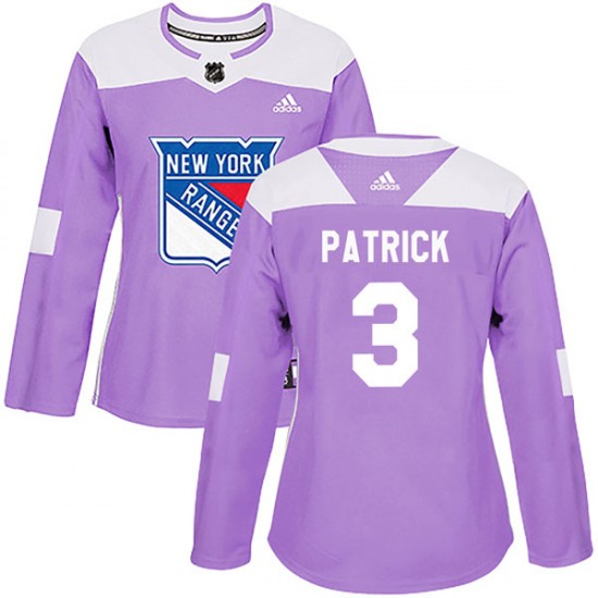 Adidas James Patrick New York Rangers Women's Authentic Fights Cancer Practice Jersey - Purple