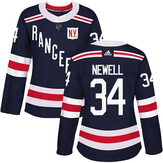 Adidas Patrick Newell New York Rangers Women's Authentic 2018 Winter Classic Home Jersey - Navy Blue