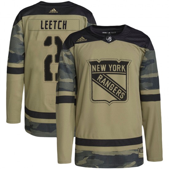 Adidas Brian Leetch New York Rangers Men's Authentic Military Appreciation Practice Jersey - Camo
