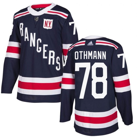 Adidas Brennan Othmann New York Rangers Youth Authentic 2018 Winter Classic Home Jersey - Navy Blue