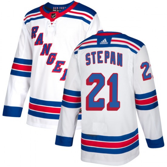 Adidas Derek Stepan New York Rangers Men's Authentic Jersey - White