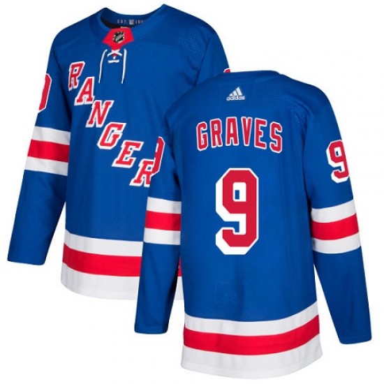 Adidas Adam Graves New York Rangers Men's Premier Home Jersey - Royal Blue
