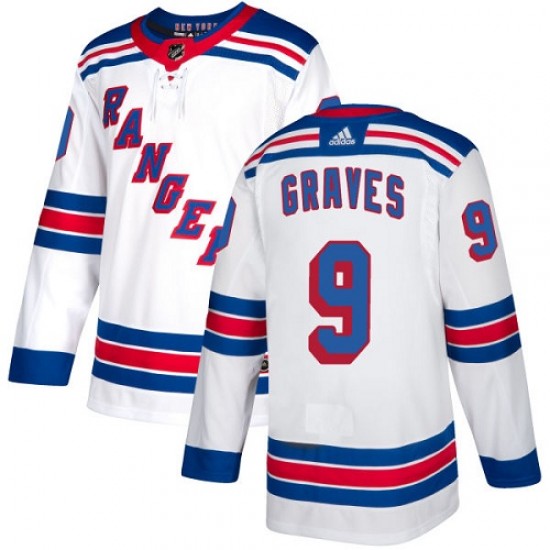 Adidas Adam Graves New York Rangers Women's Authentic Away Jersey - White