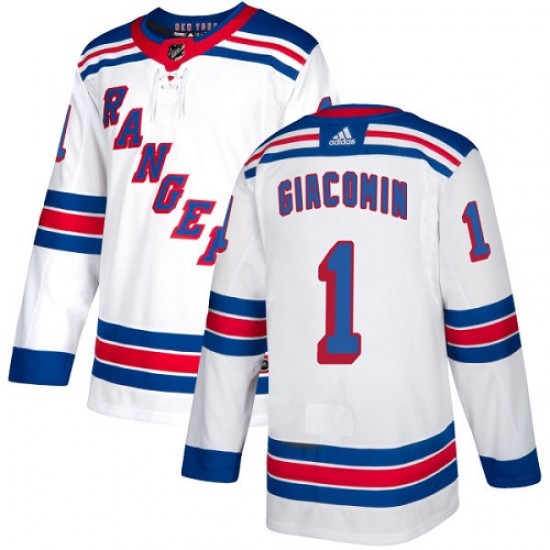 Adidas Eddie Giacomin New York Rangers Women's Authentic Away Jersey - White