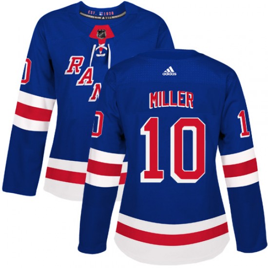 Adidas J.T. Miller New York Rangers Women's Authentic Home Jersey - Royal Blue