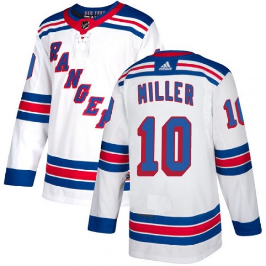 Adidas J.T. Miller New York Rangers Youth Authentic Away Jersey - White