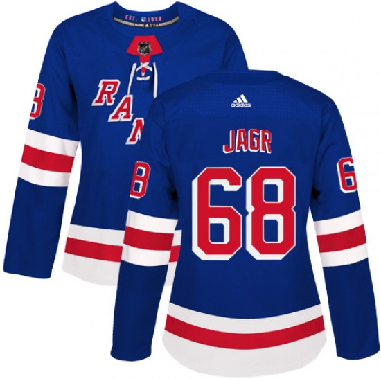 Adidas Jaromir Jagr New York Rangers Women's Premier Home Jersey - Royal Blue