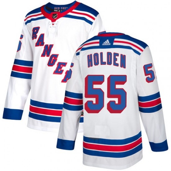 Adidas Nick Holden New York Rangers Women's Authentic Away Jersey - White