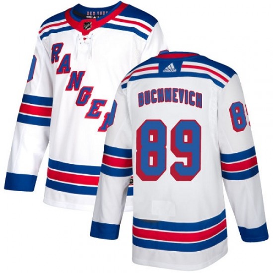 Adidas Pavel Buchnevich New York Rangers Youth Authentic Away Jersey - White