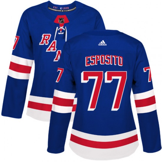 Adidas Phil Esposito New York Rangers Women's Premier Home Jersey - Royal Blue