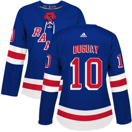 Adidas Ron Duguay New York Rangers Women's Premier Home Jersey - Royal Blue