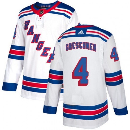 Adidas Ron Greschner New York Rangers Youth Authentic Away Jersey - White