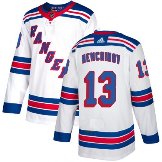 Adidas Sergei Nemchinov New York Rangers Youth Authentic Away Jersey - White