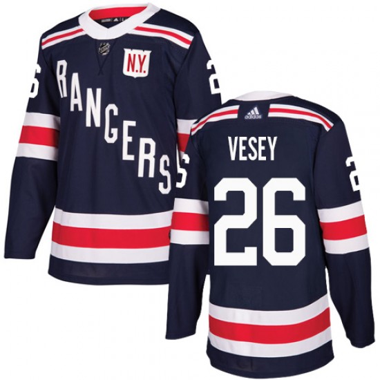 Adidas Jimmy Vesey New York Rangers Men's Authentic 2018 Winter Classic Jersey - Navy Blue