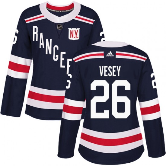 Adidas Jimmy Vesey New York Rangers Women's Authentic 2018 Winter Classic Jersey - Navy Blue