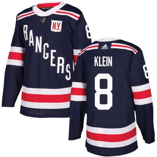 Adidas Kevin Klein New York Rangers Youth Authentic 2018 Winter Classic Jersey - Navy Blue