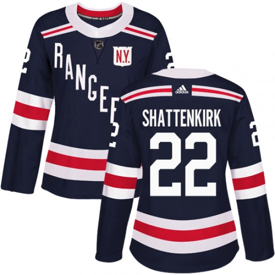 Adidas Kevin Shattenkirk New York Rangers Women's Authentic 2018 Winter Classic Jersey - Navy Blue