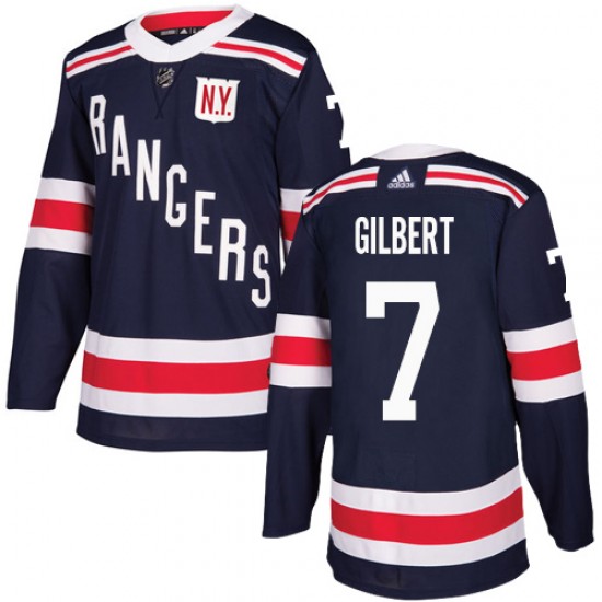 Adidas Rod Gilbert New York Rangers Youth Authentic 2018 Winter Classic Jersey - Navy Blue