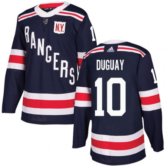 Adidas Ron Duguay New York Rangers Youth Authentic 2018 Winter Classic Jersey - Navy Blue