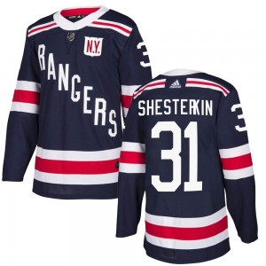 Adidas Igor Shesterkin New York Rangers Men's Authentic 2018 Winter Classic Home Jersey - Navy Blue