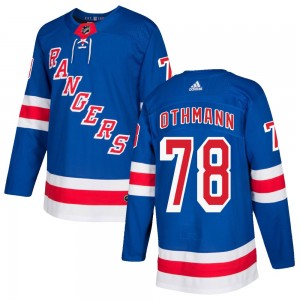 Adidas Brennan Othmann New York Rangers Youth Authentic Home Jersey - Royal Blue