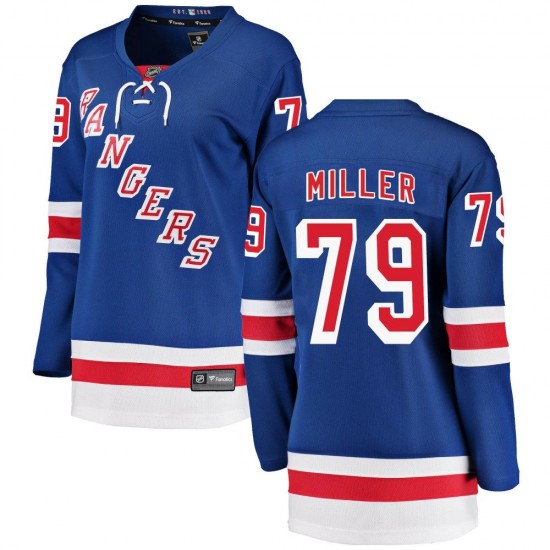 Fanatics Branded K'Andre Miller New York Rangers Women's Breakaway Home Jersey - Blue