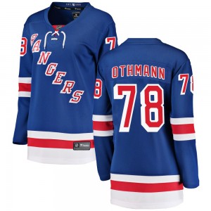 Fanatics Branded Brennan Othmann New York Rangers Women's Breakaway Home Jersey - Blue