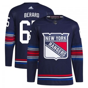 Adidas Brett Berard New York Rangers Men's Authentic Alternate Primegreen Jersey - Navy