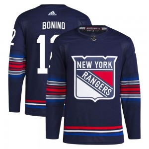 Adidas Nick Bonino New York Rangers Men's Authentic Alternate Primegreen Jersey - Navy