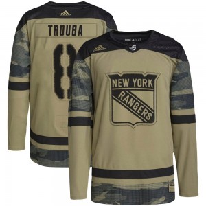 Adidas Jacob Trouba New York Rangers Youth Authentic Military Appreciation Practice Jersey - Camo