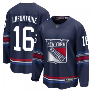 Fanatics Branded Pat Lafontaine New York Rangers Youth Premier Breakaway Alternate Jersey - Navy