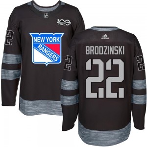 Jonny Brodzinski New York Rangers Youth Authentic 1917- 100th Anniversary Jersey - Black
